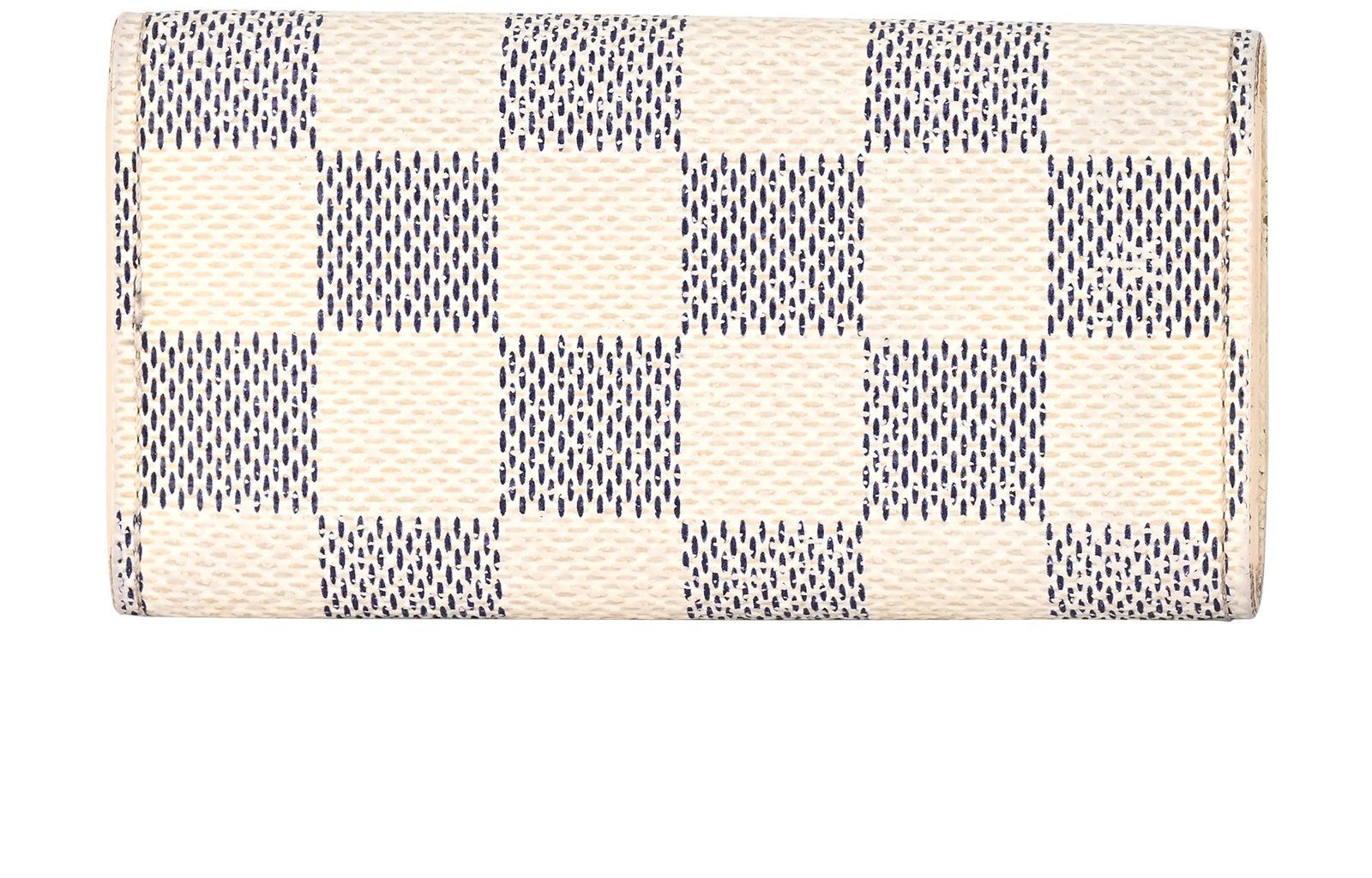 Louis Vuitton 4 Keyholder, &pound;80, Accessories, Blue/Cream, Canvas, Back view